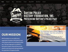 Tablet Screenshot of daytonpolicehistory.org